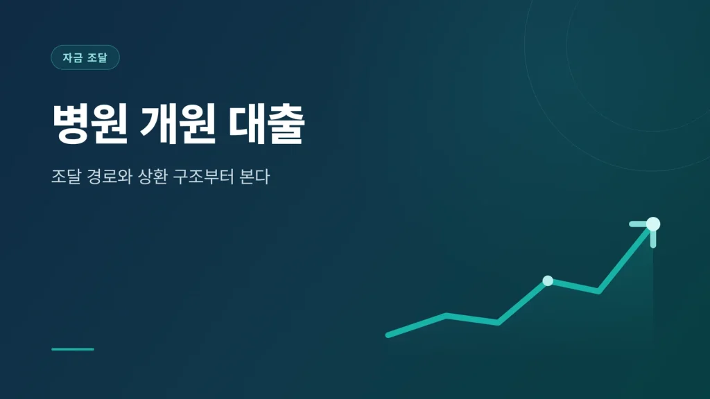 병원 개원 대출 조달 경로 썸네일